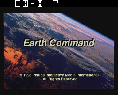 Earth Command Title Screen
